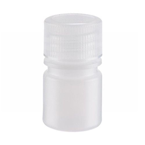 Leak Proof Water Bottles, Natural Polypropylene Narrow Mouth Bottles w/  Screw Caps