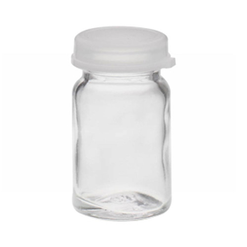 Clear Straight-Sided Glass Jars - 6 oz, Black Metal Cap