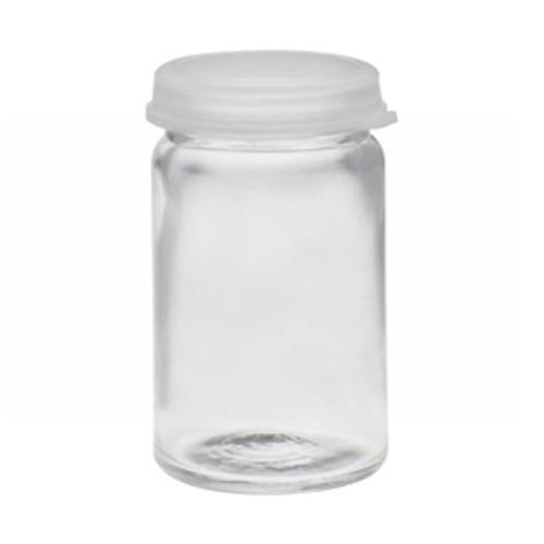 5oz clear glass bottle supplied with 24mm black plastic lid, can be fitted  with 24mm dropper insert