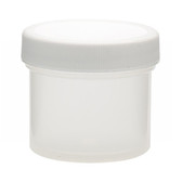 Wheaton® 60mL Polypropylene Jars, Foam Lined Polyethylene Caps, case/48