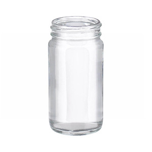 Clear Graduated Wide Mouth Jars, 2oz 38-400 neck finish, No Caps, case/48