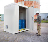 Outdoor Storage Locker, Non-Combustible, 6-Drum with Explosion Relief