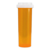 Economy Pharmacy Vials, Amber, Reversible CR, 60 dram (222mL), case/90