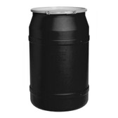 Eagle® 55 Gallon Metal Lever-Lock, Lab Pack Plastic Barrel Drum, Black