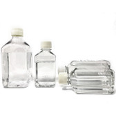 500 ml PETG Square Media Bottles, Sterile, case/50