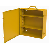 Spill Control Cabinet, 2 Shelves, Yellow