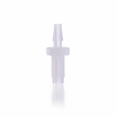 KIMBLE® Adapter, CTFE Adapter Male 1/4"-28 Thread to 1/8" Barb