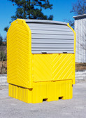 IBC Hard Top, No Drain, Yellow