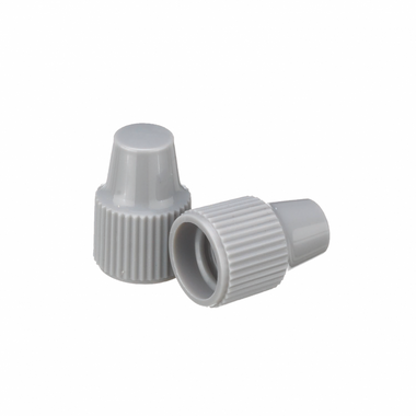 Wheaton® Dropper Tip Cap, 8-425, Gray, case/100