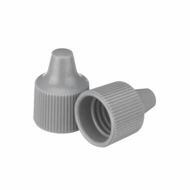 Wheaton® Dropper Tip Cap, 15-415, Gray, case/100
