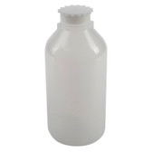 Lockable (Tamper Evident) Security Bottles, Narrow Mouth LDPE, 1000mL, pack/5