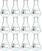 Erlenmeyer Flask, Borosilicate, 50mL, case/12