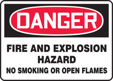 MCAW014XF AccuformDanger Benzene Cancer Hazard Safety Sign Dura-Fiberglass 10 x 14 Inches