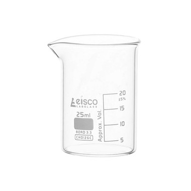 White Natural Measuring Glass Pp 25ml & 60ml, For General Plastics