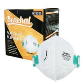 Medivena Benehal N95 Surgical Respirator, Mask, N95 Surgical Respirator, NIOSH-Certified, FDA and DCD-Listed, Foldable-Design w/ Valve, pack/10, 20 boxes per case