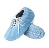 Unipack Personal Protection, Shoe Covers, Anti-Skid, Non-Woven, Blue, 100 per bag, case/10