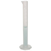 Single Scale 10ml Polypropylene Graduated Cylinder, 0.1ml Graduation