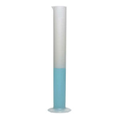 Single Scale 250ml Polypropylene Graduated Cylinder, 2.0ml Graduation