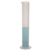 Single Scale 500ml Polypropylene Graduated Cylinder, 5.0ml Graduation