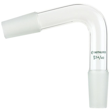 Distilation Screw Distillation Adapter, 24/40 Inner Joints, Bent 75°, each