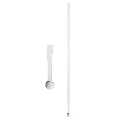 Tiges D'agitation De Laboratoire Chemglass - 2 Barres, Diamètre 10 Mm, Bout Plat - Occasion Propre