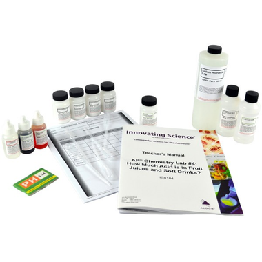 Guided Inquiry AP Chemistry Kit, Acid In Fruit Juices and Soft Drinks ...