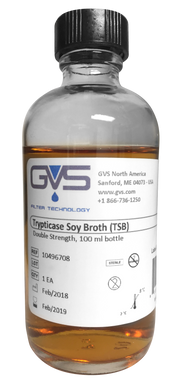 Trypticase soy broth (TSB) Single Strength, 100 mL, each
