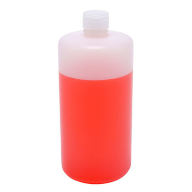 Lab Bottles, Narrow Mouth HDPE, 32 oz, case/24