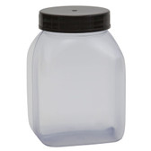 Wide Mouth Bottles, PVC, 300mL, case/48