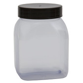 Wide Mouth Bottles, PVC, 500mL, case/48