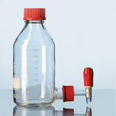 DURAN® 2 liter Aspirator Bottles, Borosilicate Glass, Kit, GL45 Screw Cap with GL32 Spigot