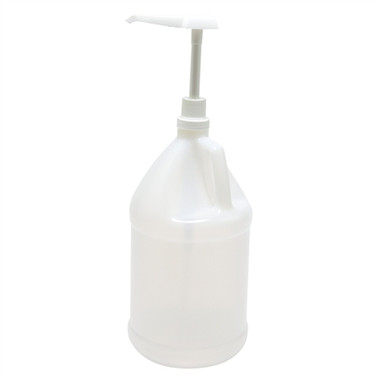 ボトルシップONE GALLON 1 gallon Jug with Dispensing Pump Nozzle, 1oz per pump, HDPE, case/12