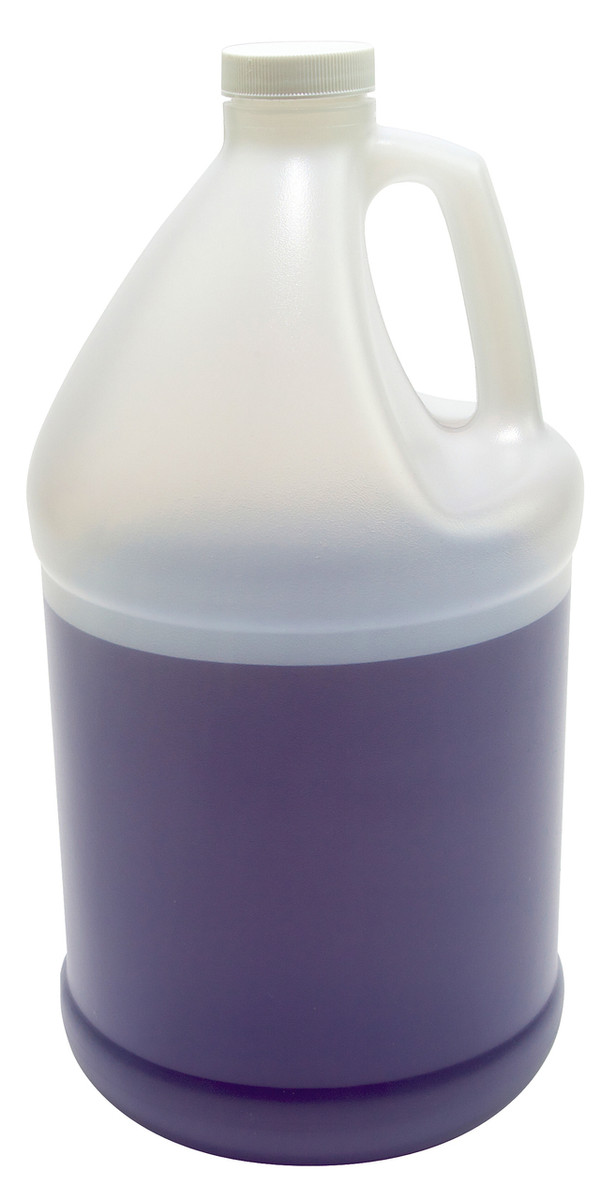 1 Gallon Amber HDPE Plastic Round Jug, 38mm 38-400 - ISSA Packaging