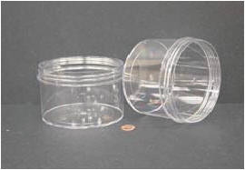 Bulk 24oz 120mm Polypropylene Jars, 650mL (no caps), case/120