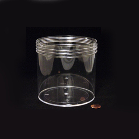 Bulk 24oz 120mm Polypropylene Jars, 650mL (no caps), case/120