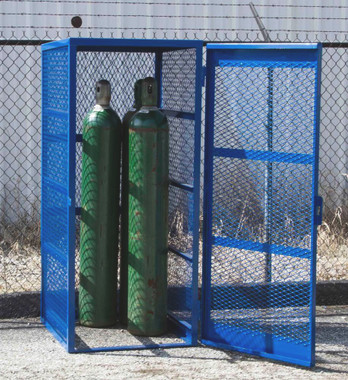 Gas Cylinder Cage/ Storage Locker, 2 hr Fire Rated, 24 Cylinders