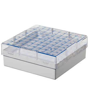 3 FlipTop Cardboard Freezer Box 81-Place with Attached Hinged Lid - White