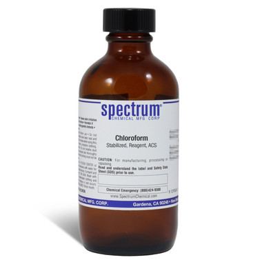 Laboratory Chemicals, Chloroform, Stabilized, Reagent, ACS, 100mL, Each