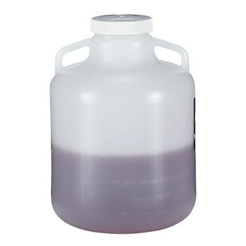 Nalgene(R) 2234-0020 Carboy, Handles, 10 Liter LDPE, 100-415 Screw Cap, case/6