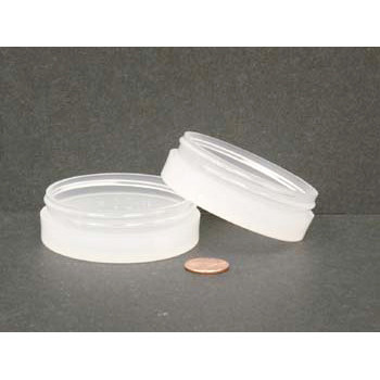 Bulk 3oz 70mm Polypropylene Thick Wall Jars, 100mL (no caps), case/280