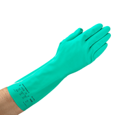 Nitrile Chemical Resistant Gloves, ALPHATEC® SOLVEX® 37-175, Lined