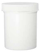 32oz White PP Jar with 120-400 White PP Unlined Caps, case/24