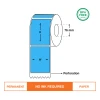 Direct thermal labels, Blue Colour, 100mm(W)*150mm(H), 1000 labels/roll