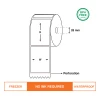 Direct Thermal Synthetic Labels  102mm(W)*203mm(H), Freezer labels / Waterproof.  250 Labels /roll