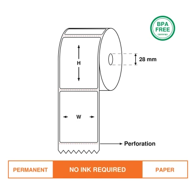 Courier Labels 110mm(W)*120mm(H),400 Labels/Roll