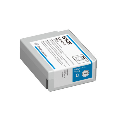Epson C4000 Cyan Ink Cartridge,  SJIC42P-C,  T52M2