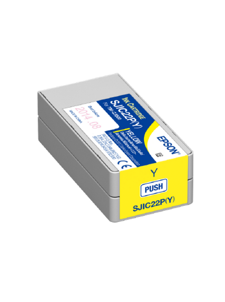 Epson TMC 3500 Yellow cartridges  SJIC22P(Y)
