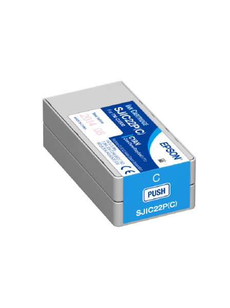 Epson TMC 3500 Cyan  cartridges  SJIC22P(C)