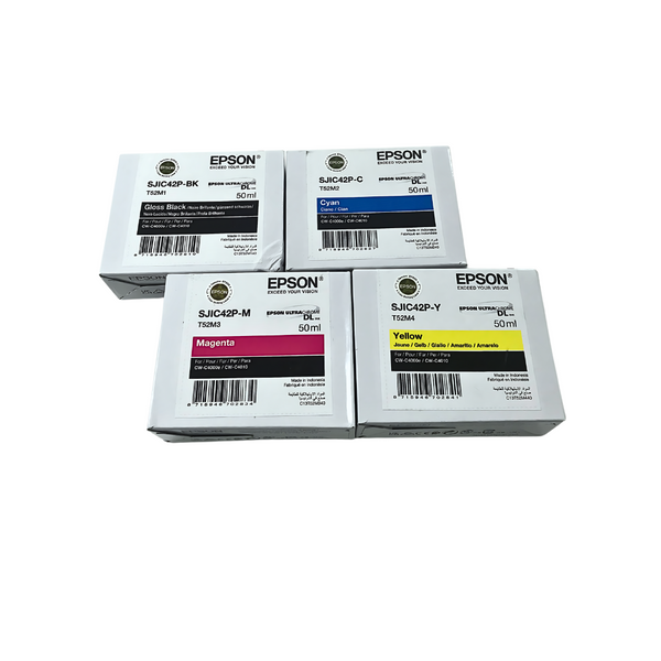 Epson C4010 Cartridge Set, 1 cartridge each colour, 4 colours in the set