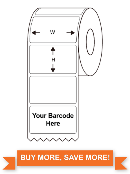 custom barcode label printing-50*30mm-300 dpi, indoor/outdoor option